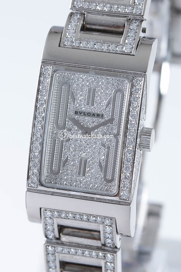 Bulgari Rettangolo Womens watch Quartz White gold Rettangolo - gallery