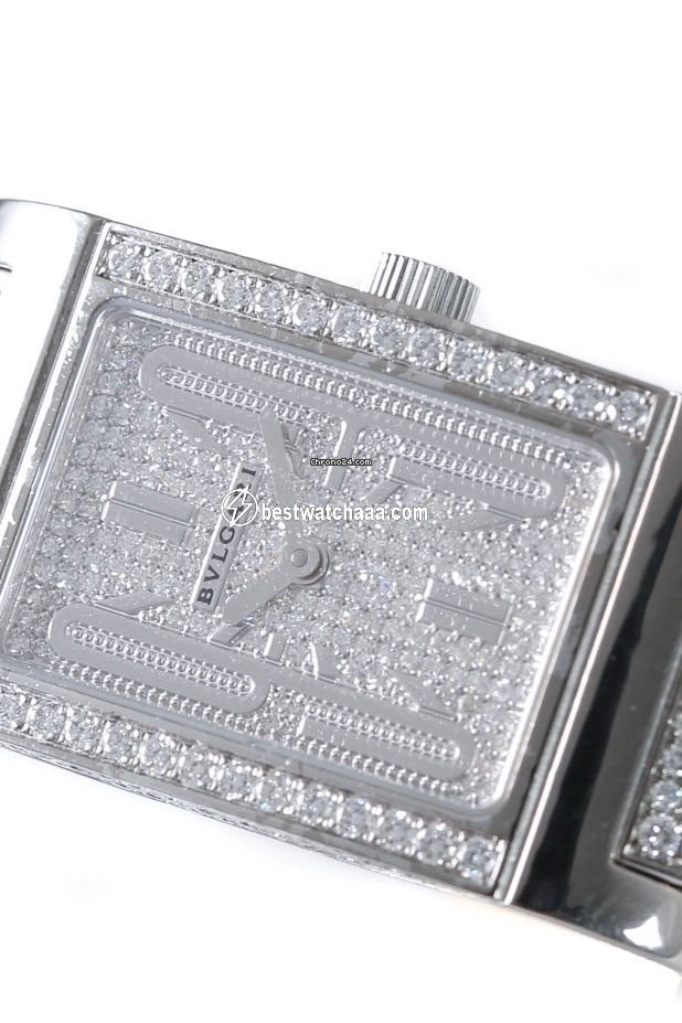 Bulgari Rettangolo Womens watch Quartz White gold Rettangolo - gallery