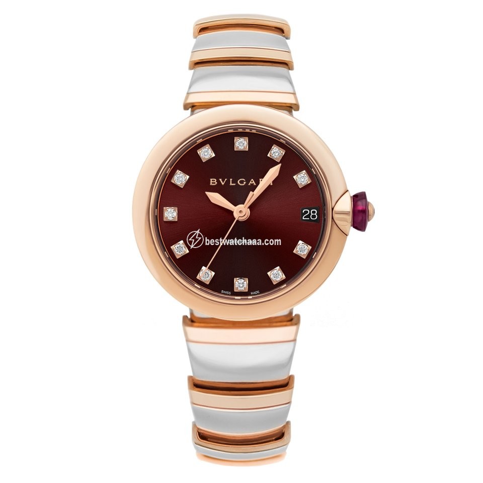 Bulgari Lucea Womens watch Automatic Gold Steel 102689 LU33C11SPGSPGD 11