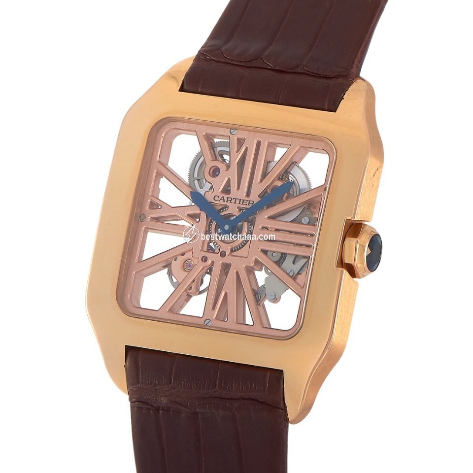 Cartier Santos Dumont Mens watch Unisex Manual winding Rose gold W2020057 - gallery