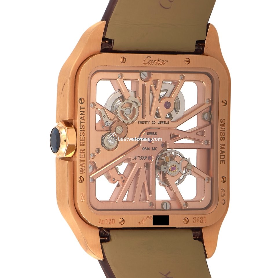 Cartier Santos Dumont Mens watch Unisex Manual winding Rose gold W2020057 - gallery
