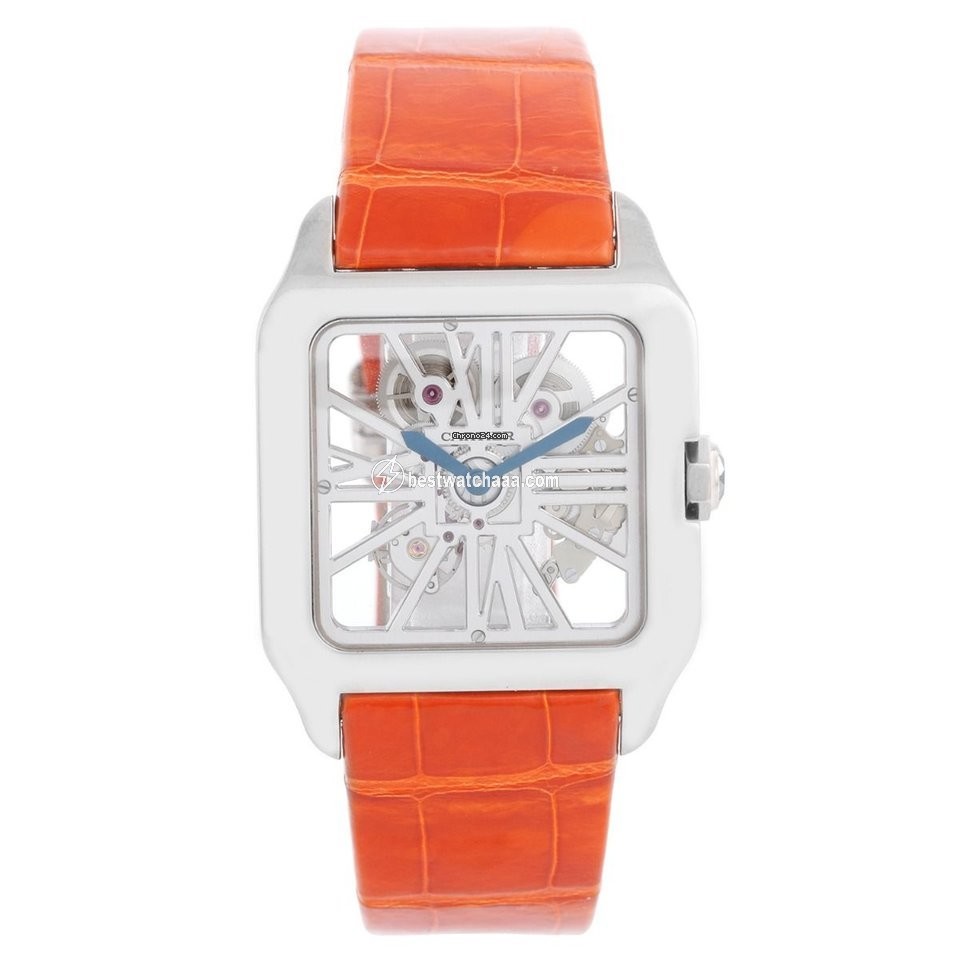 Cartier Santos Dumont Mens watch Unisex White gold W2020033