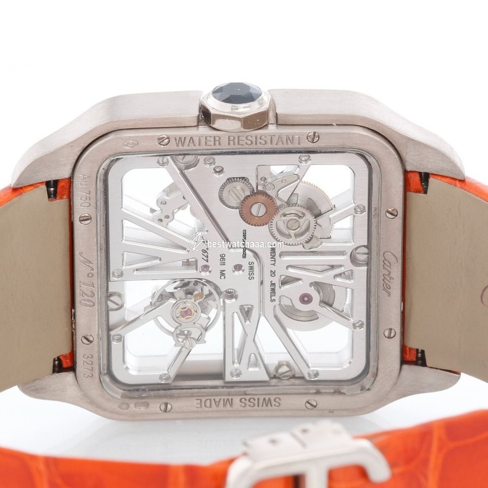 Cartier Santos Dumont Mens watch Unisex White gold W2020033 - gallery