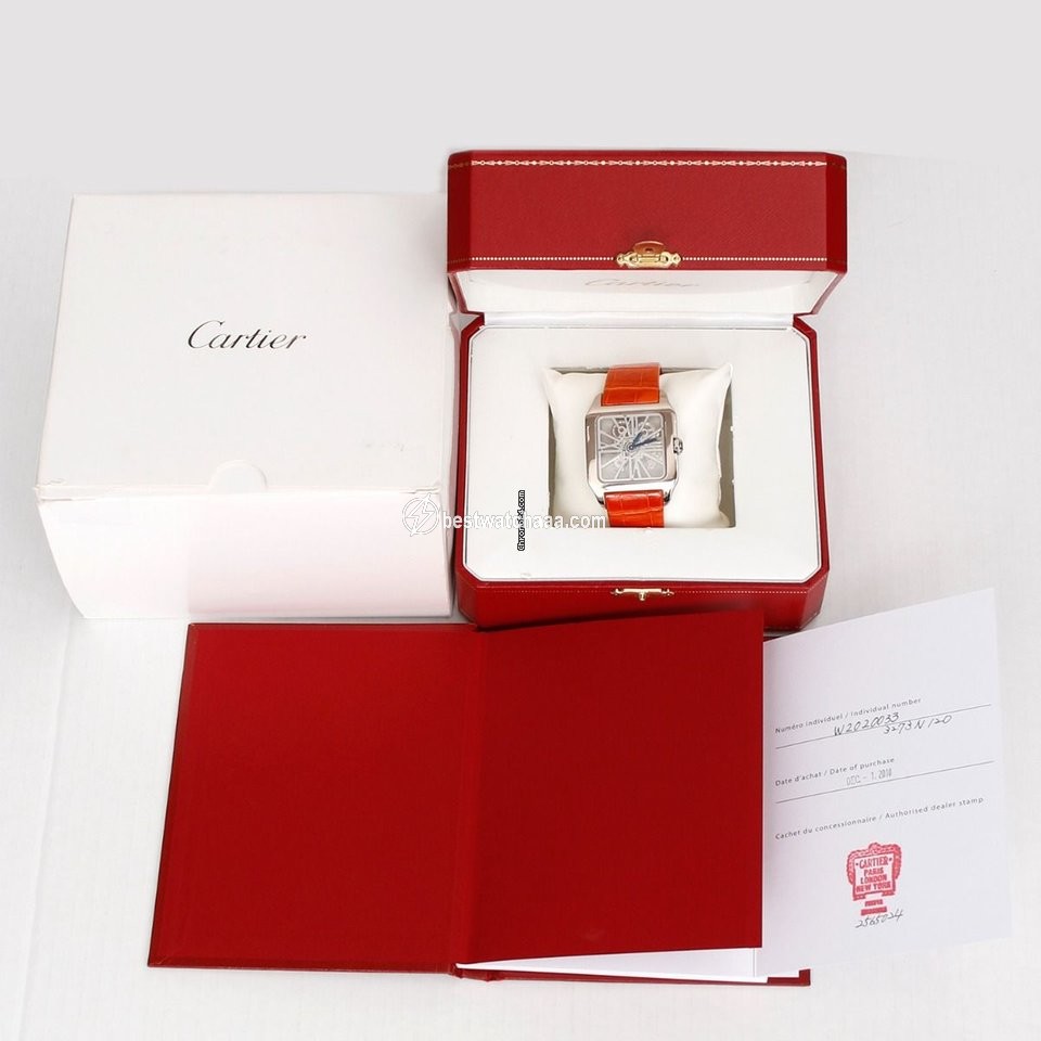 Cartier Santos Dumont Mens watch Unisex White gold W2020033 - gallery