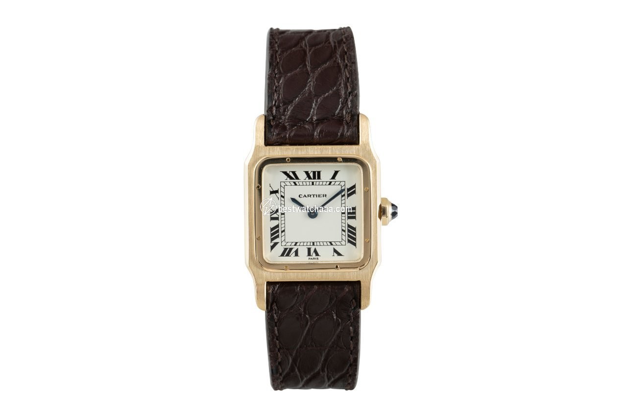 Cartier Santos Dumont Womens watch Manual winding Yellow gold 15751 - gallery