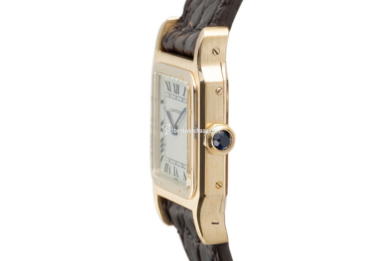 Cartier Santos Dumont Womens watch Manual winding Yellow gold 15751 - gallery