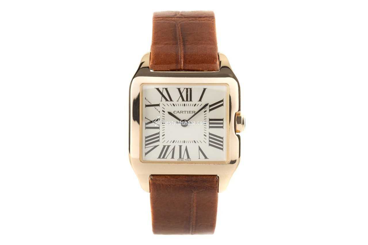 Cartier Santos Dumont Mens watch Unisex Quartz Yellow gold 2788 - gallery