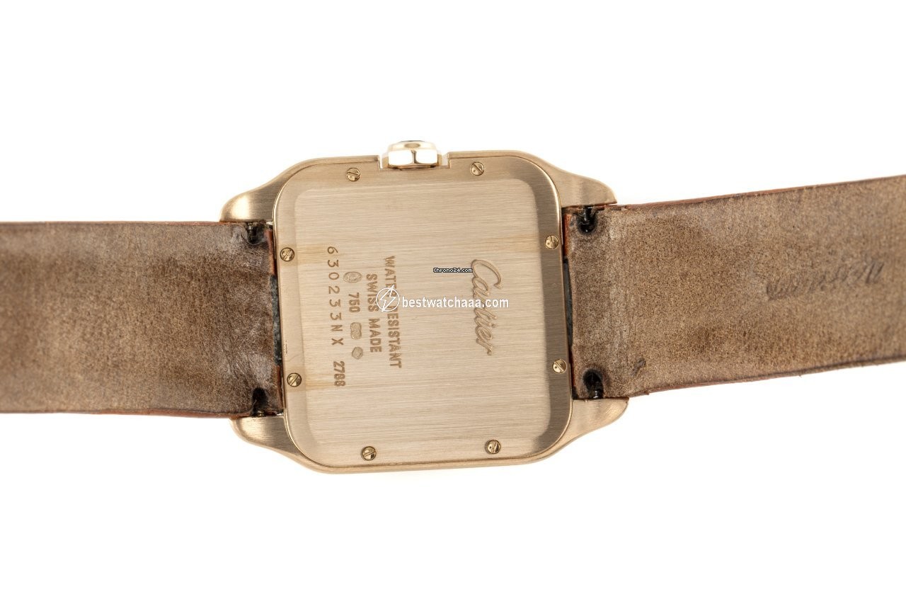 Cartier Santos Dumont Mens watch Unisex Quartz Yellow gold 2788 - gallery