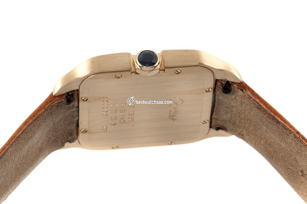Cartier Santos Dumont Mens watch Unisex Quartz Yellow gold 2788 - gallery