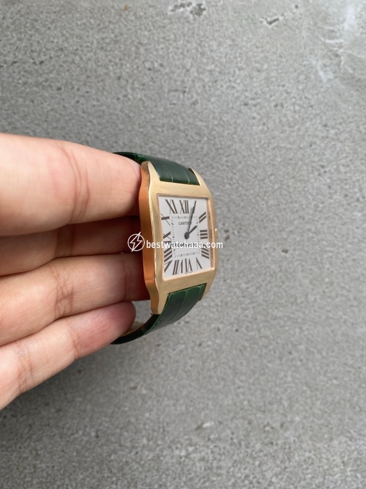 Cartier Santos Dumont Mens watch Unisex Manual winding Rose gold 2650 - gallery