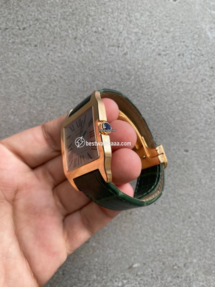 Cartier Santos Dumont Mens watch Unisex Manual winding Rose gold 2650 - gallery