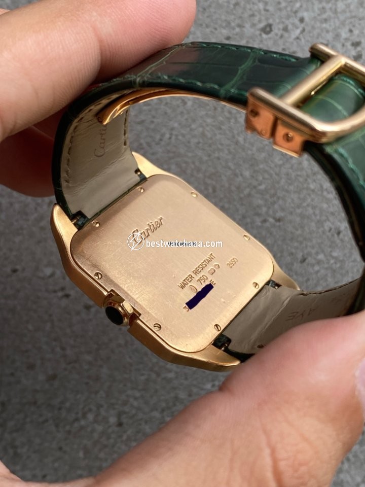 Cartier Santos Dumont Mens watch Unisex Manual winding Rose gold 2650 - gallery