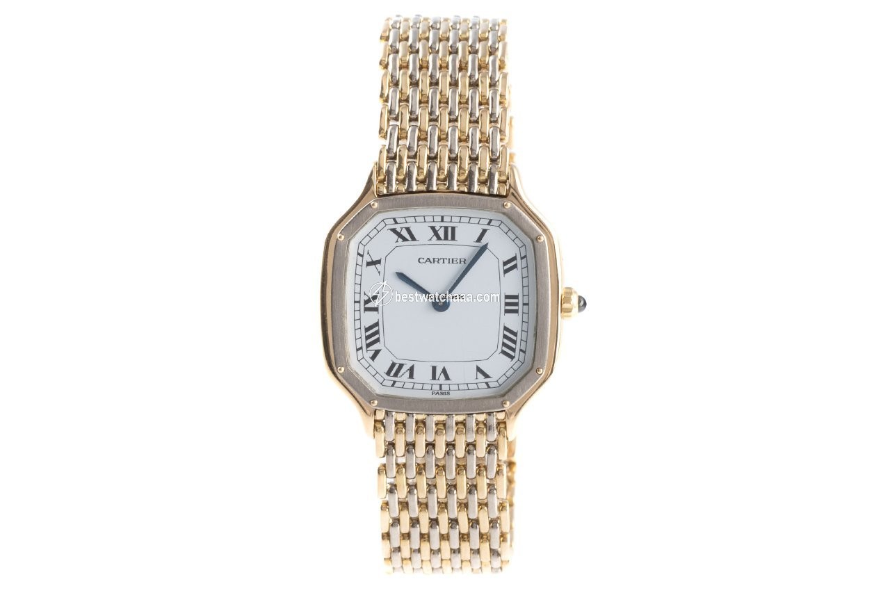 Cartier Santos Dumont Womens watch Manual winding Yellow gold 9606 - gallery