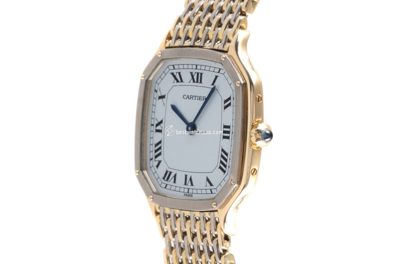 Cartier Santos Dumont Womens watch Manual winding Yellow gold 9606 - gallery