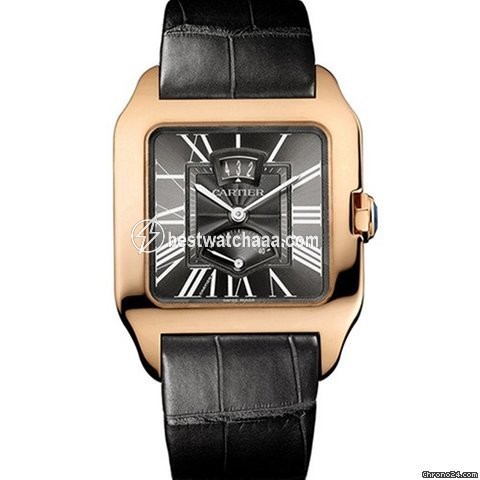 Cartier Santos Dumont Mens watch Unisex Manual winding Rose gold W2020068