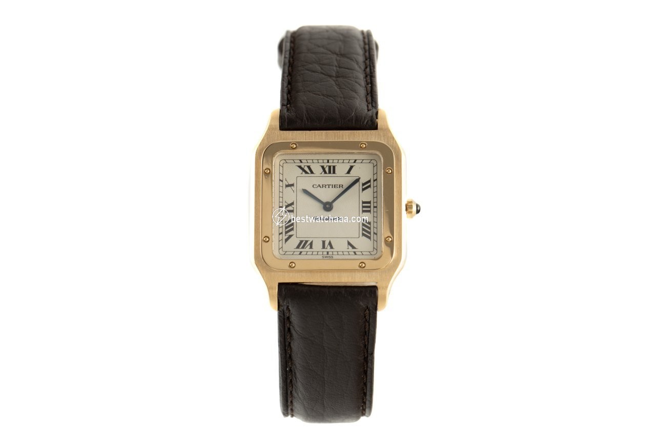 Cartier Santos Dumont Mens watch Unisex Manual winding Yellow gold 1575 - gallery