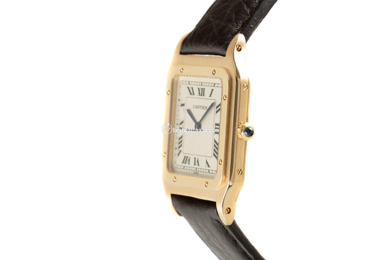 Cartier Santos Dumont Mens watch Unisex Manual winding Yellow gold 1575 - gallery