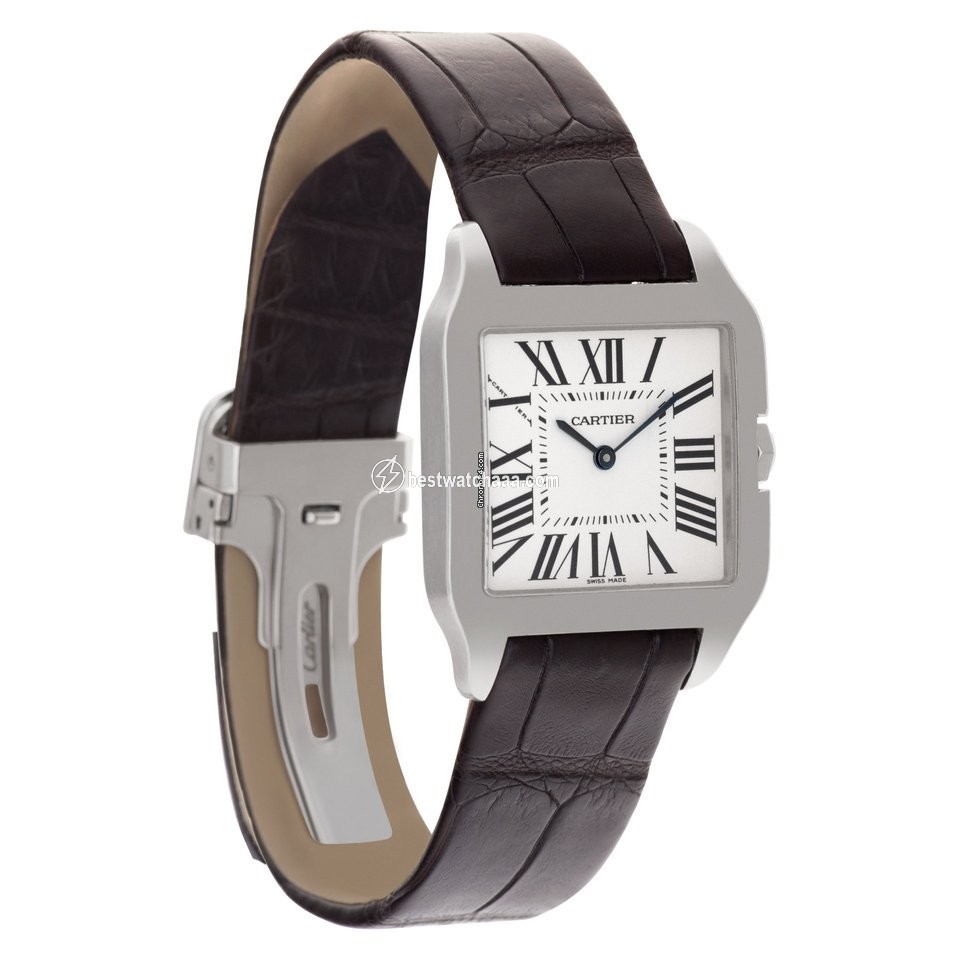 Cartier Santos Dumont Quartz White gold W2009451 - gallery