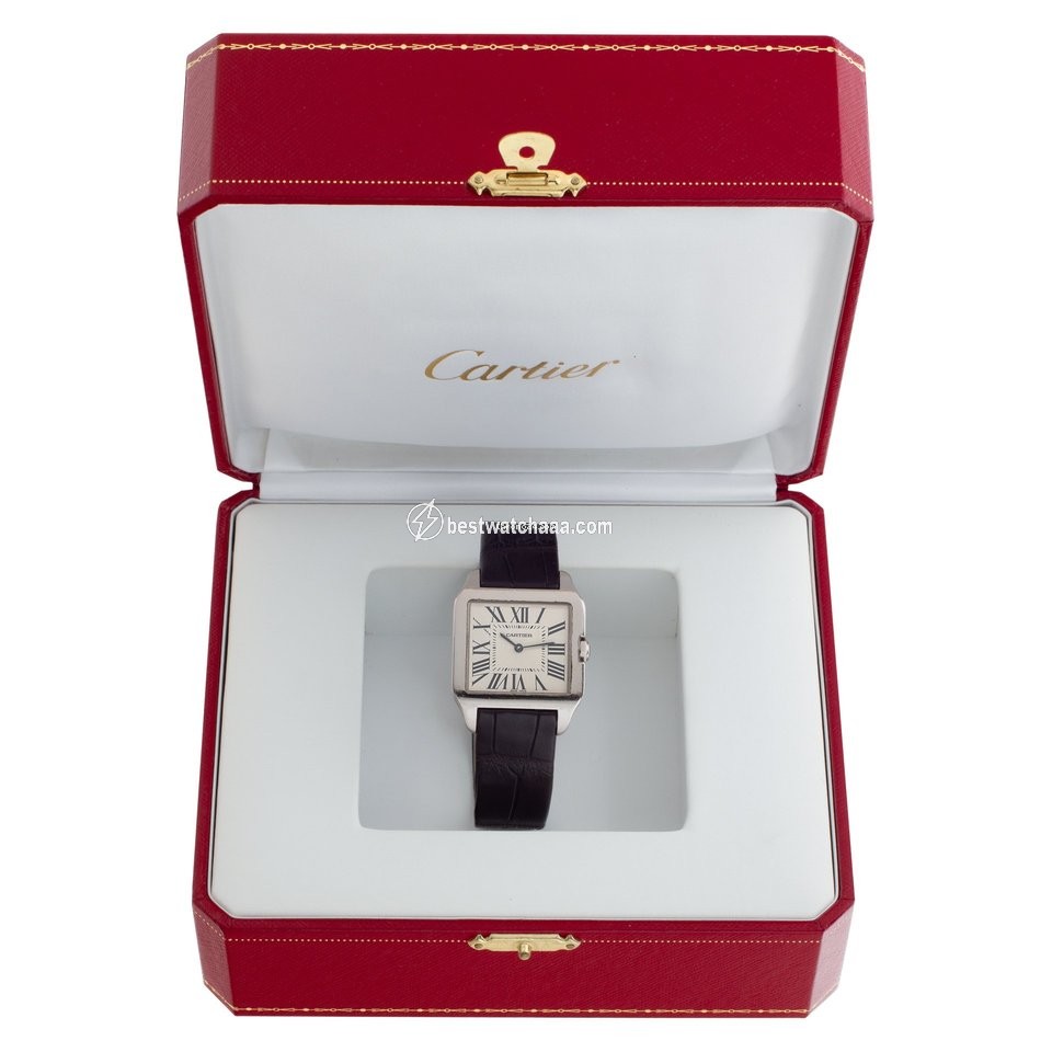 Cartier Santos Dumont Quartz White gold W2009451 - gallery