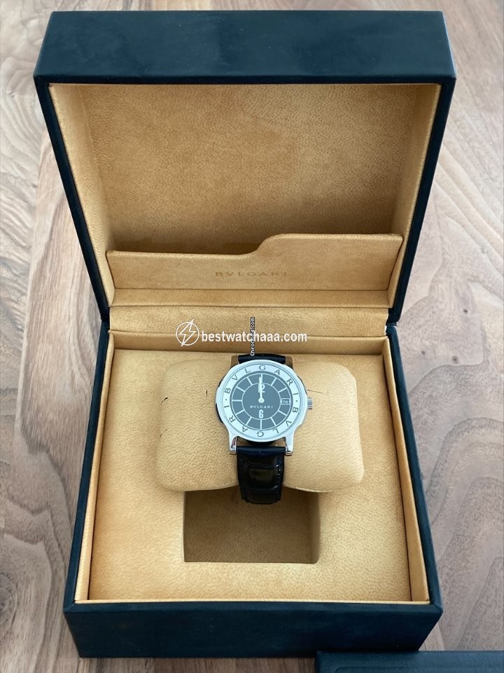 Bulgari Solotempo Mens watch Unisex Quartz Steel ST35S