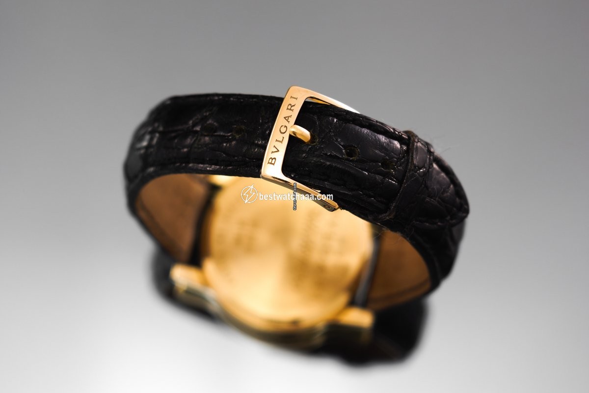 Bulgari Solotempo Mens watch Unisex Quartz Yellow gold ST35G - gallery