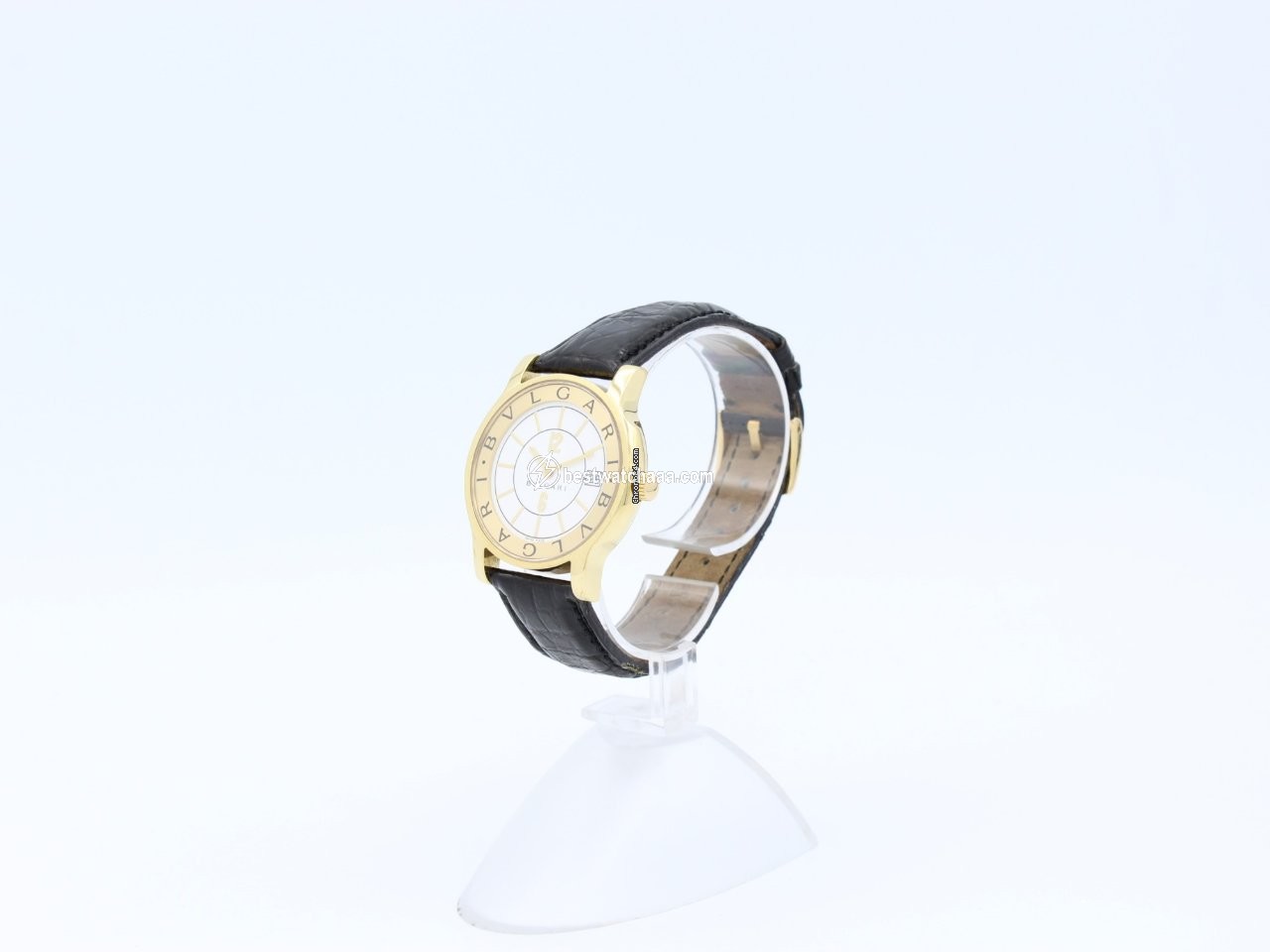Bulgari Solotempo Mens watch Unisex Automatic Yellow gold ST 35 G - gallery