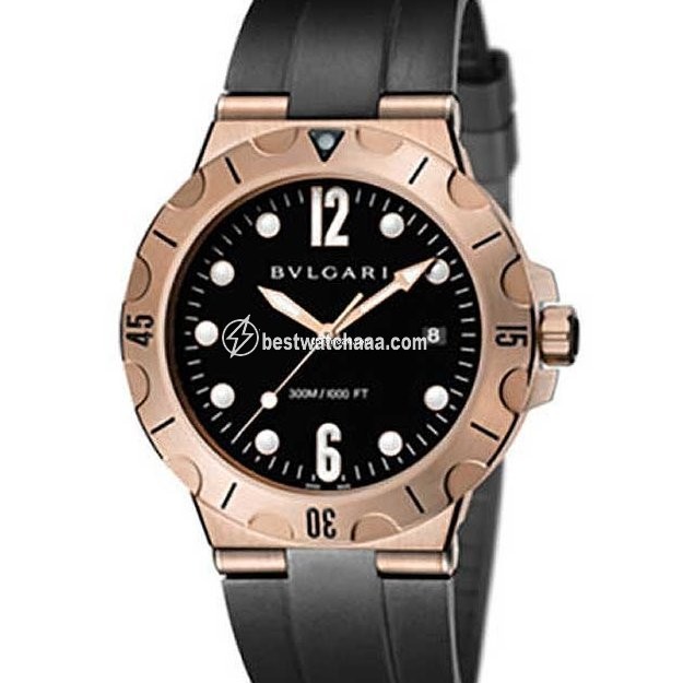 Bulgari Diagono Mens watch Unisex Automatic Rose gold 102326 DPP41BGVSD