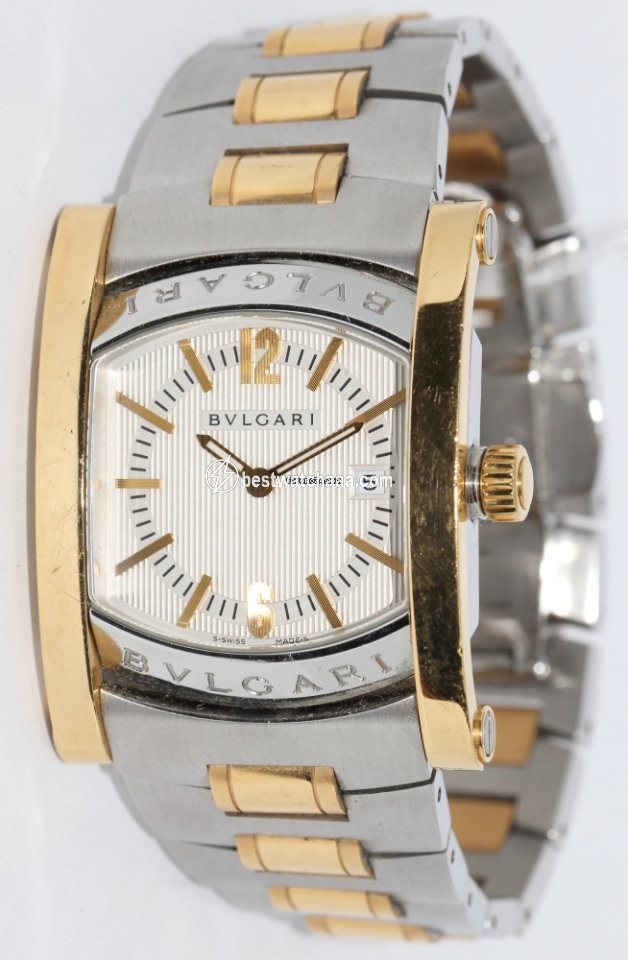 Bulgari Assioma Womens watch Quartz Gold Steel aa 39 sg