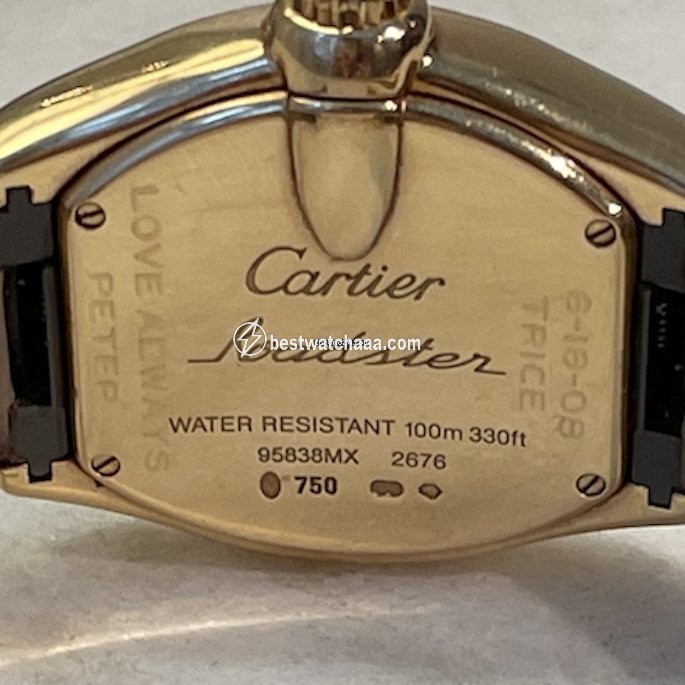 Cartier Roadster Womens watch Quartz Yellow gold 2676 - gallery