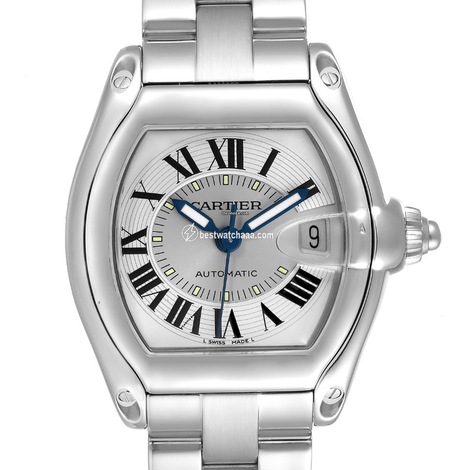Cartier Roadster Mens watch Unisex Automatic Steel W62000V3 - gallery