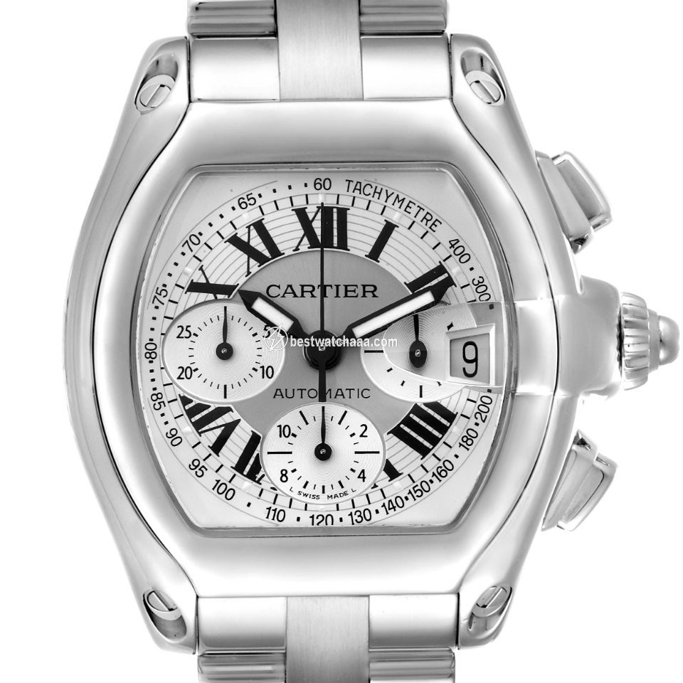 Cartier Roadster Mens watch Unisex Automatic Steel W62006X6