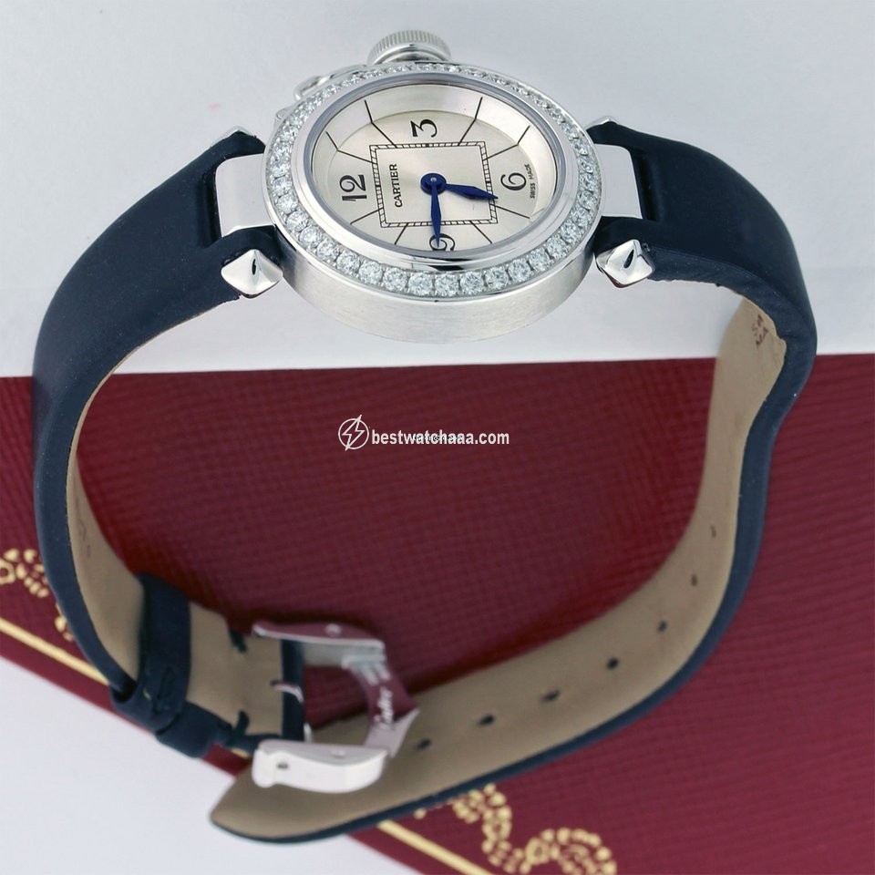 Cartier Pasha Womens watch Quartz White gold wj124027 - gallery
