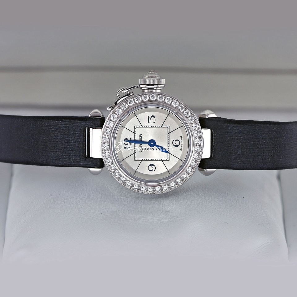 Cartier Pasha Womens watch Quartz White gold wj124027 - gallery