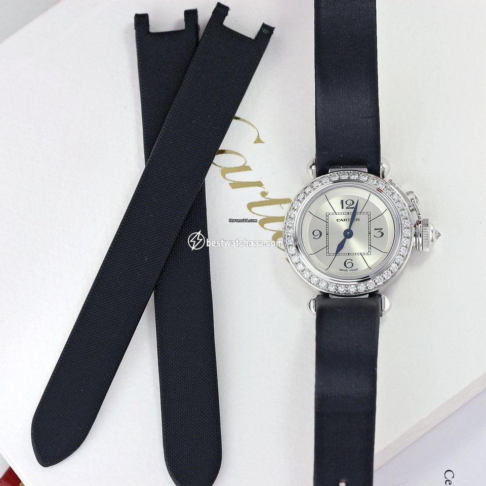 Cartier Pasha Womens watch Quartz White gold wj124027 - gallery