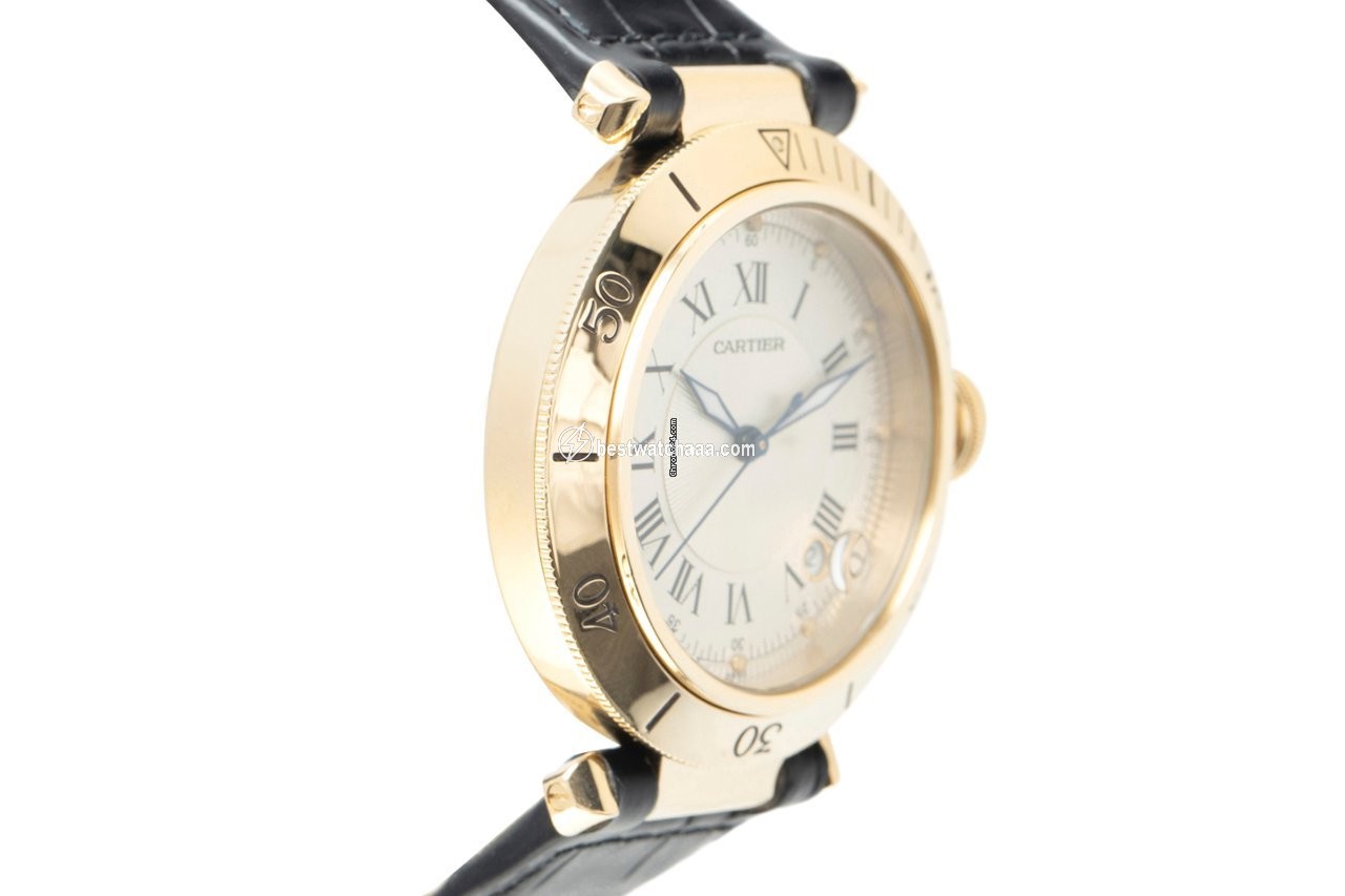 Cartier Pasha Mens watch Unisex Automatic Yellow gold 1027 - gallery