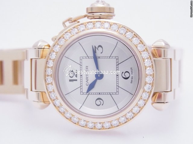 Cartier Pasha Womens watch Quartz Yellow gold WJ124014 - gallery