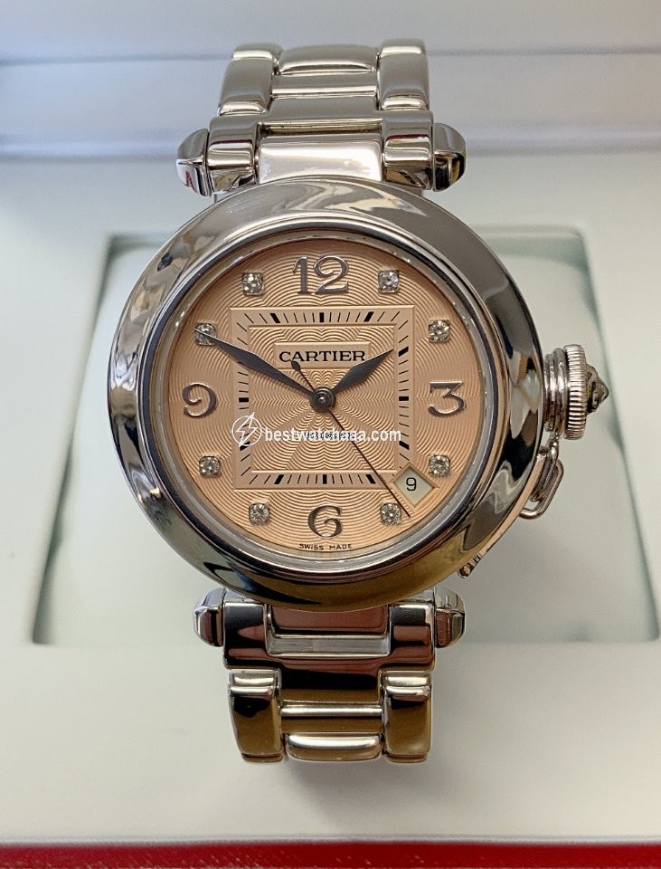 Cartier Pasha Womens watch Automatic White gold 2308 - gallery
