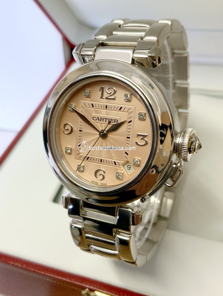 Cartier Pasha Womens watch Automatic White gold 2308 - gallery