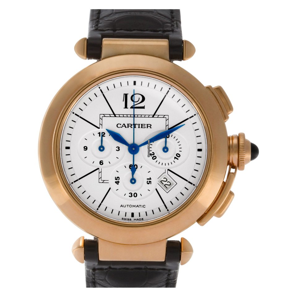 Cartier Pasha Mens watch Unisex Automatic Rose gold W3019951 - gallery