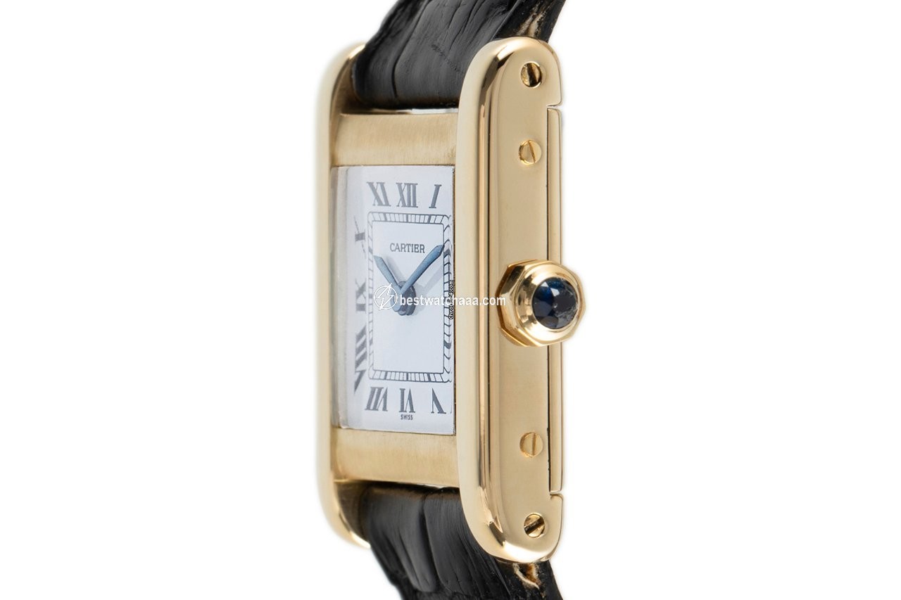 Cartier Tank Womens watch Manual winding Yellow gold 78093 - gallery