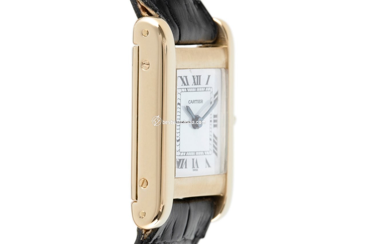 Cartier Tank Womens watch Manual winding Yellow gold 78093 - gallery