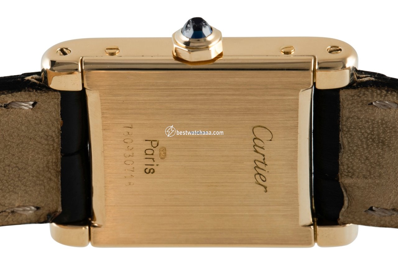 Cartier Tank Womens watch Manual winding Yellow gold 78093 - gallery