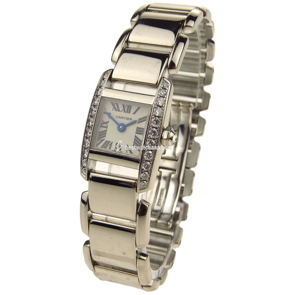 Cartier Tank Womens watch Quartz White gold WE70069H
