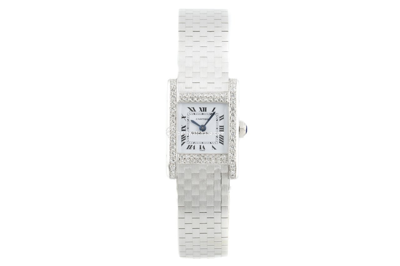 Cartier Tank Womens watch Manual winding White gold 78093 - gallery