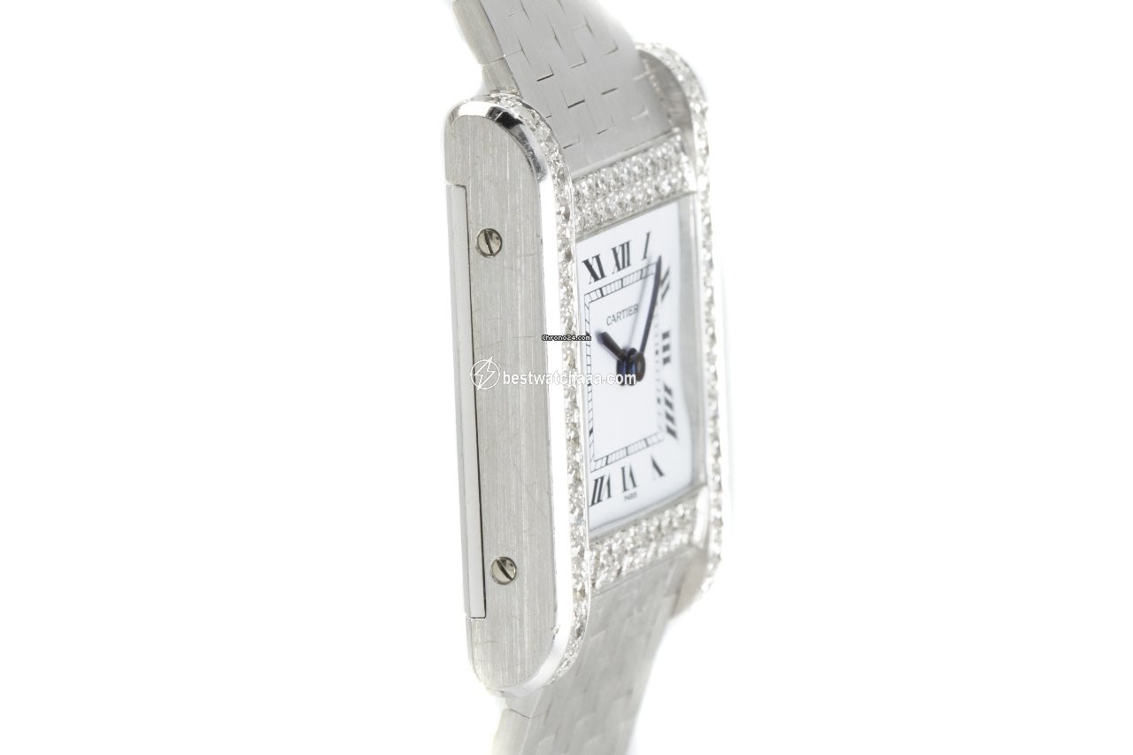 Cartier Tank Womens watch Manual winding White gold 78093 - gallery