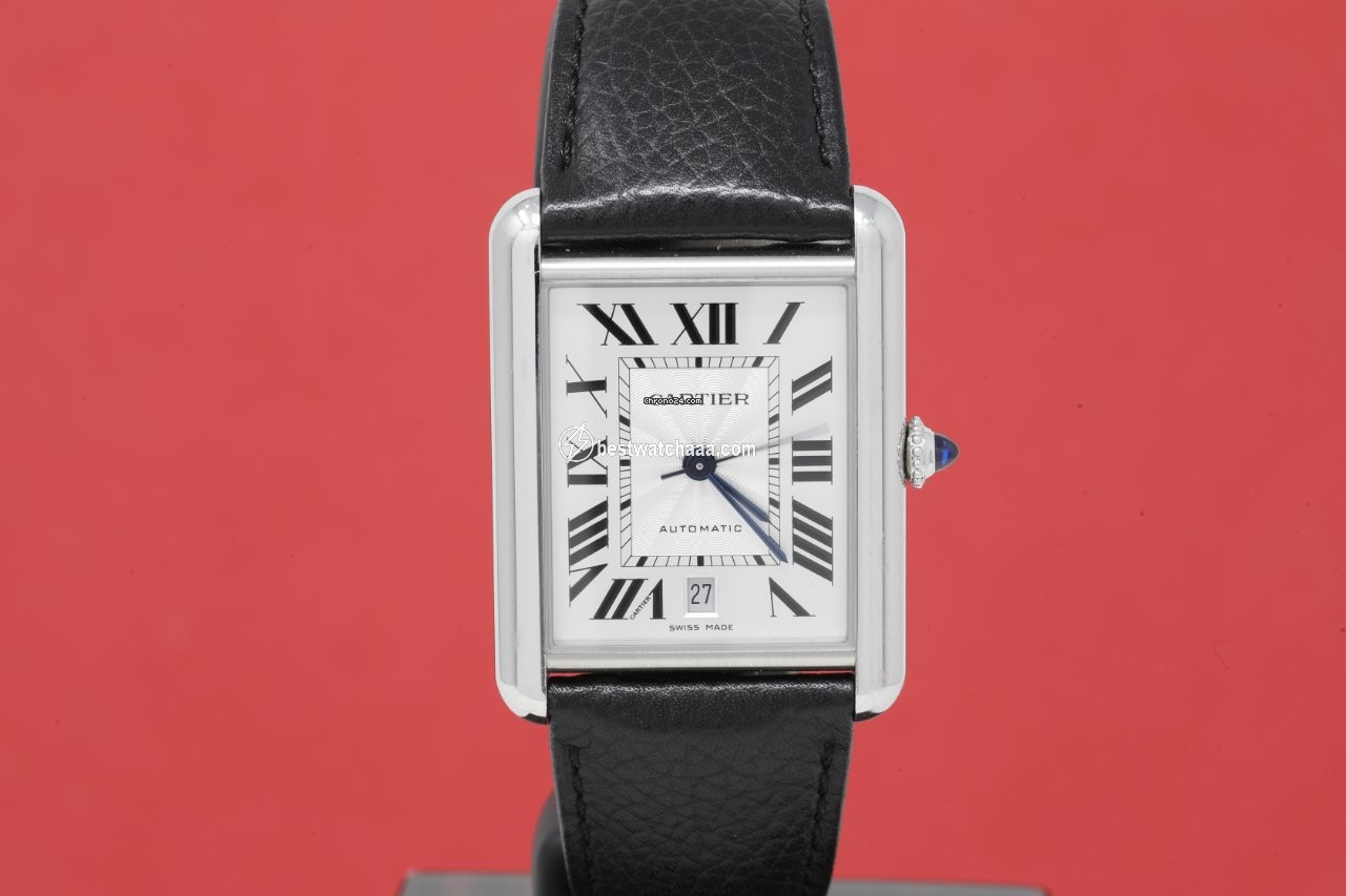 Cartier Tank Mens watch Unisex Automatic Steel WSTA0040