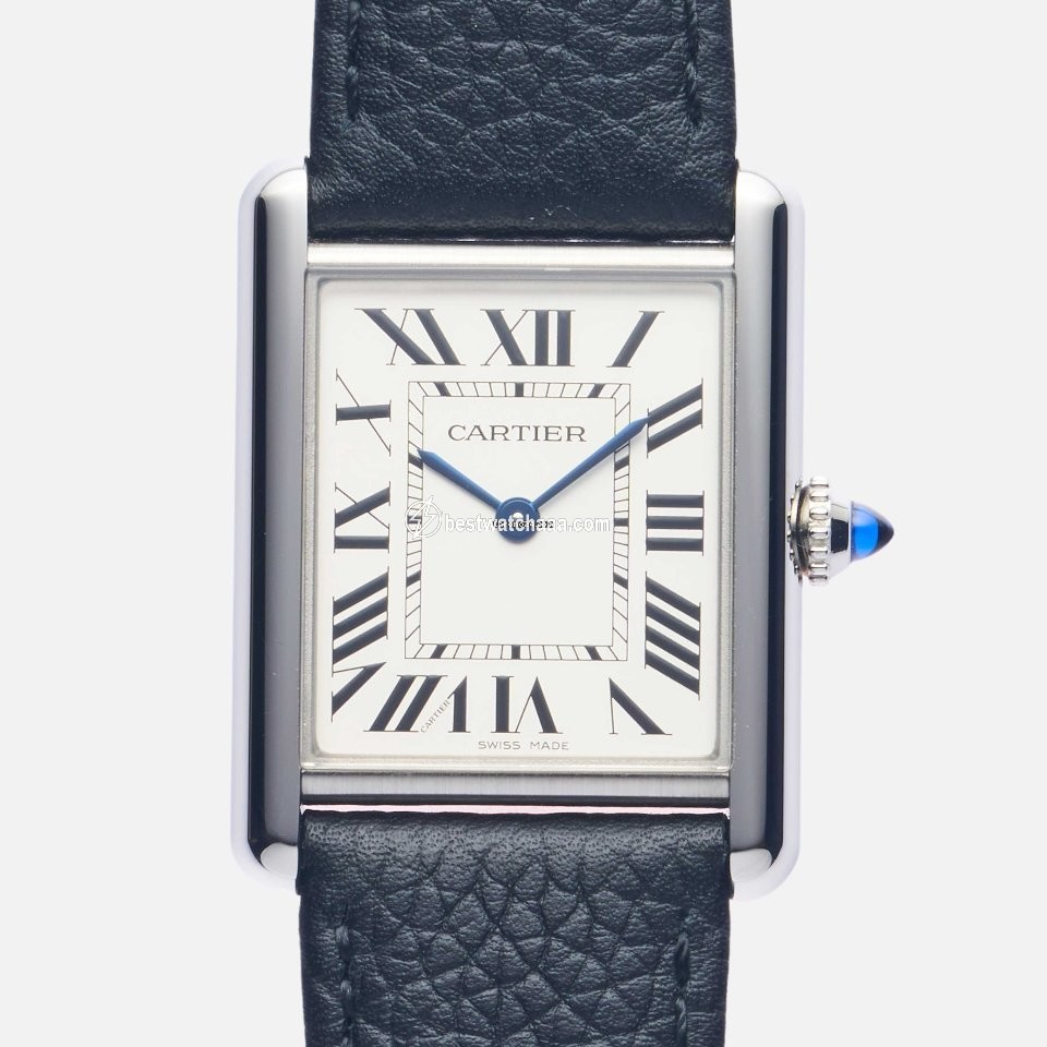 Cartier Tank Mens watch Unisex Quartz Steel 4323