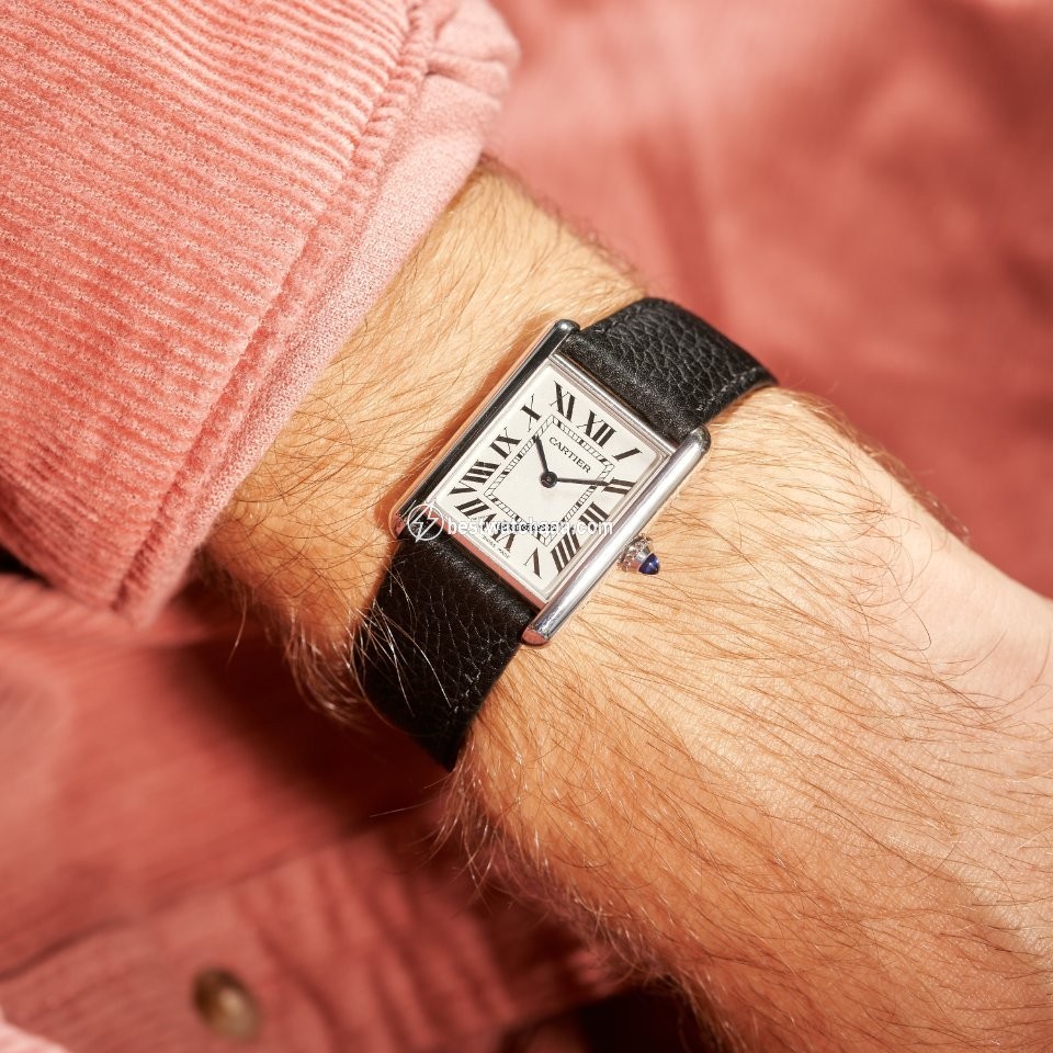 Cartier Tank Mens watch Unisex Quartz Steel 4323 - gallery
