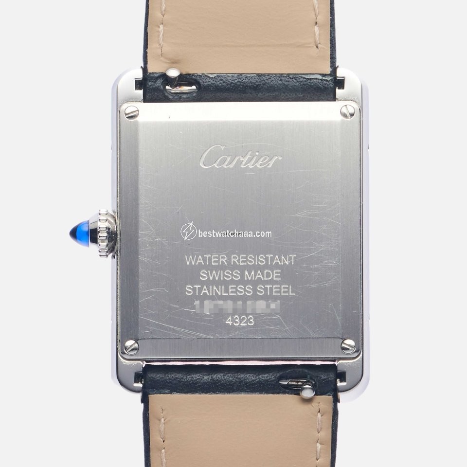 Cartier Tank Mens watch Unisex Quartz Steel 4323 - gallery
