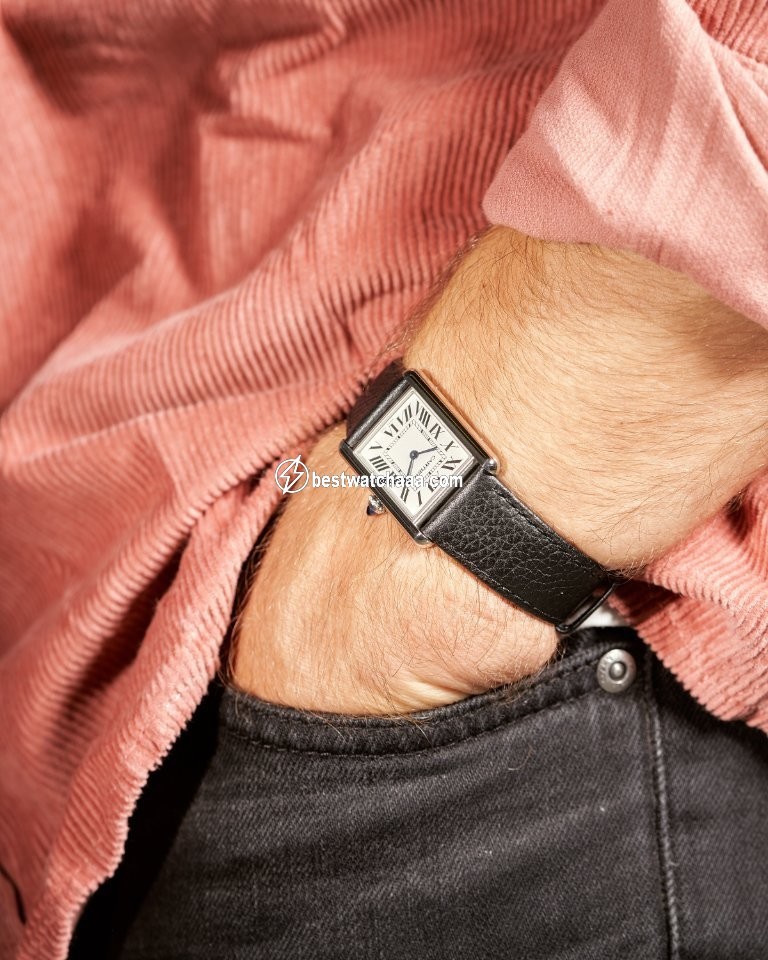 Cartier Tank Mens watch Unisex Quartz Steel 4323 - gallery